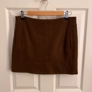 Olive J Crew Wool Mini Skirt (US 4)